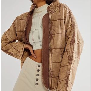 Free People Dolman Quilted Jacket
